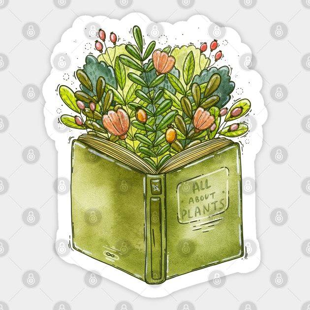 All about plants Sticker by Tania Tania